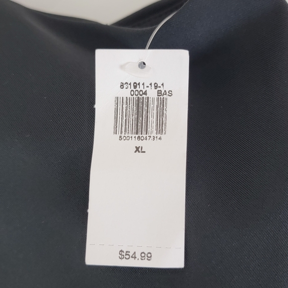 Old Navy Black PowerSoft Athletic Square Neck Dress With Shorts Sz XL NEW - Picture 13 of 14